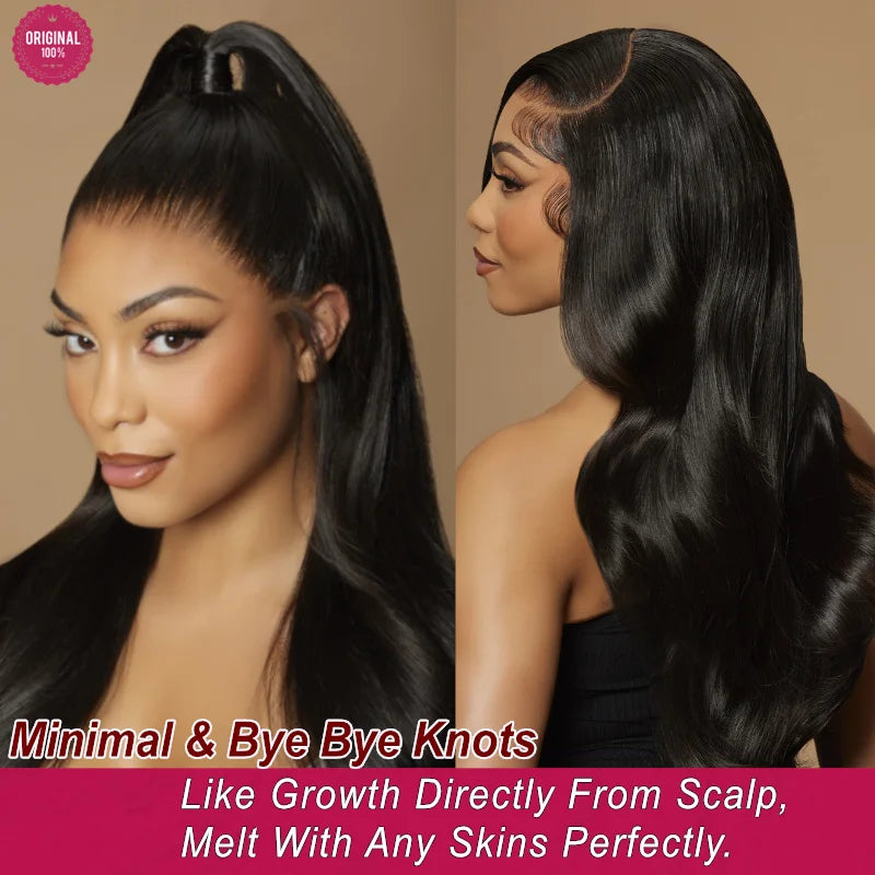 Beautyforever 3D Body Wave 7x5 Bye Bye KNOTS Glueless Wig Human Hair Ready To Wear Brazilian Human Hair Wig Fits All Size Heads