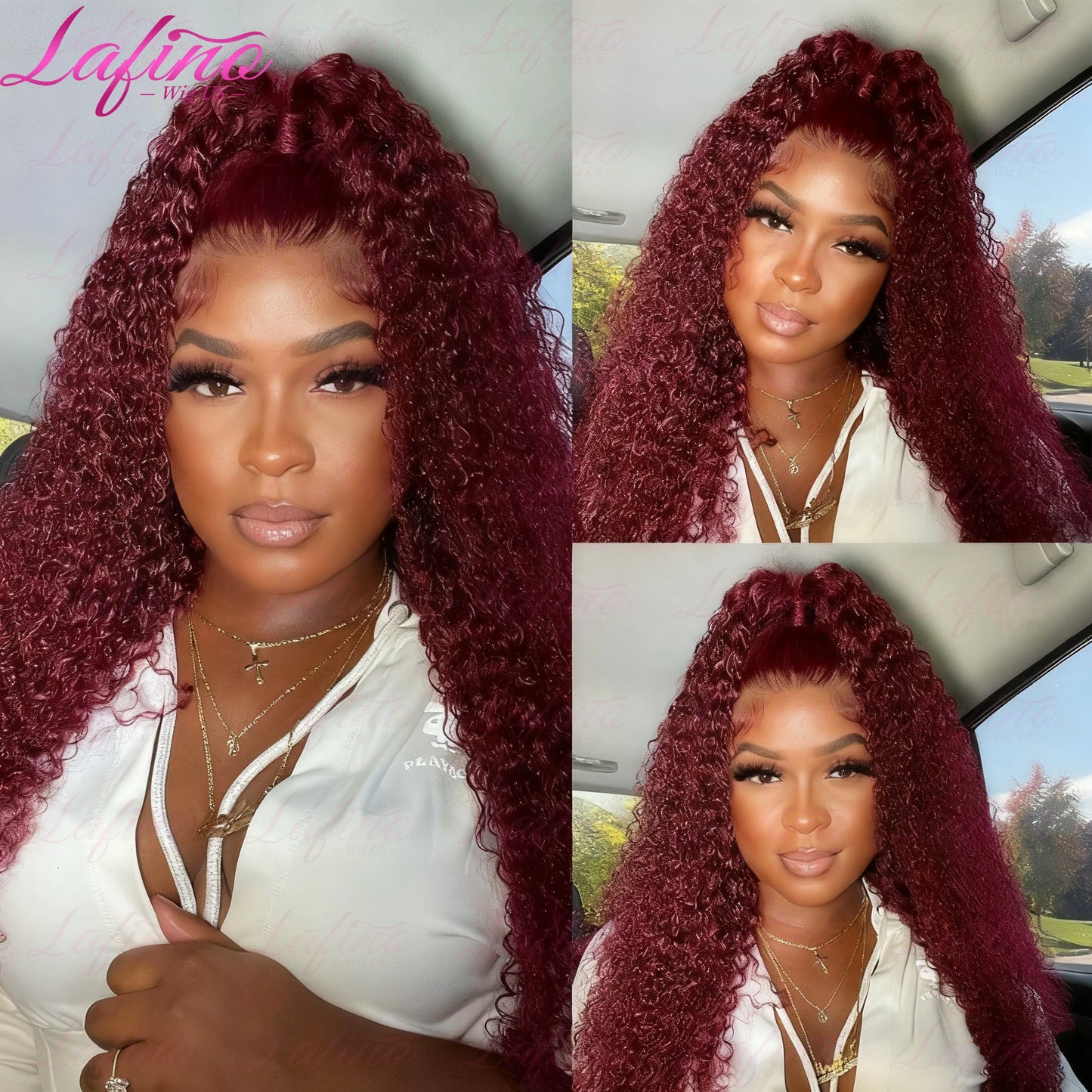250 Density Human Hair Wig 99J Burgundy 13x6 Hd Lace Frontal Human Hair Red Colored Wig 13x4 Transparent water wave Frontal Wig