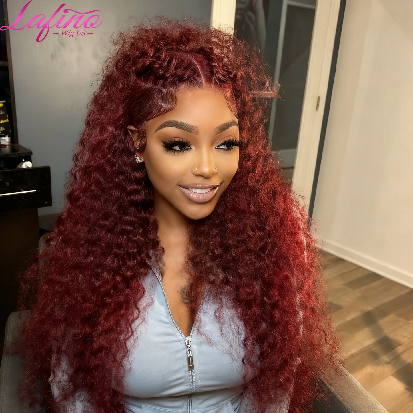 250 Density Human Hair Wig 99J Burgundy 13x6 Hd Lace Frontal Human Hair Red Colored Wig 13x4 Transparent water wave Frontal Wig